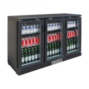 Three sliding door bar cooler - SC316SD
