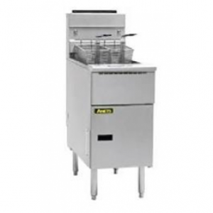 Anets ASG14TS Split Pot Gas Tube Fryer