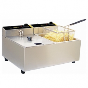 Apuro DL891-A 5Ltr Double Deep Fryer