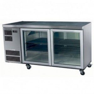 Skope CC300 Slimline Series Two Door Bench Fridge - 1600mm