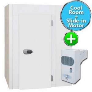Matrix II - BUNDLE - General Use - Modular Coolroom With floor 1.8 x 2.6 - Slide In MOTOR