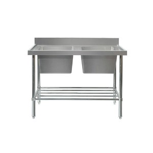 Mixrite SS2618 Double Sink Bench 1800mm
