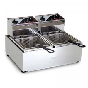Roband Double Pan Counter Fryers