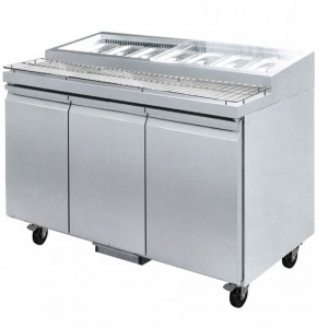 PWB200 Three door DELUXE Pizza Prep Bench