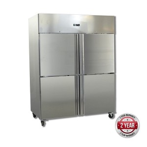 GN1200TNM GRAND ULTRA Four 2/1 S/S Door Upright Fridge