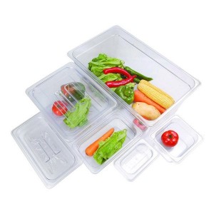 JW-P162 - Clear Poly 1/6 x 65 mm Gastronorm Pan