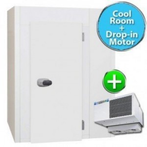 Bromic Matrix II - BUNDLE - General Use - Modular Coolroom With floor 2.2 x 2.2 - Drop In MOTOR