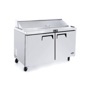 ATOSA MSF8302 Double Door Sandwich Prep Table Refrigerator 1225mm