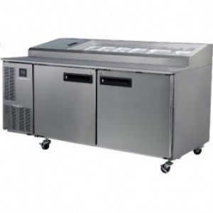 Skope PG500PIZZA Pegasus Horizontal 2/1 Series Two Doors Pizza Prep Fridge - 1750mm