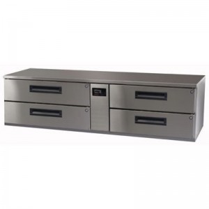 Skope PGLL300R Pegasus Horizontal 2/1 Series Four Drawer Low Bench Fridge (Remote) - 1792mm
