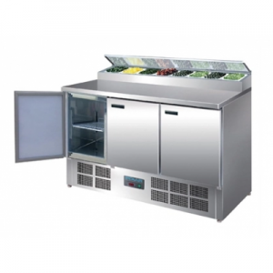 Polar G605-A Triple Door Refrigerated Prep Counter