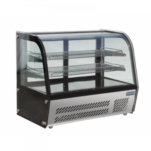 Polar Curved Glass Countertop Display Cabinet