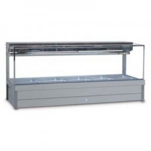 Roband SFX25RD Square Glass Cold Food Bar