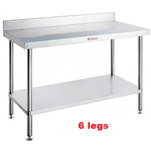 Simply Stainless SS02.2400 Work Bench with Splashback 