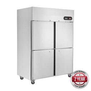 SUF1200 TROPICAL Thermaster 4×½ door SS Freezer