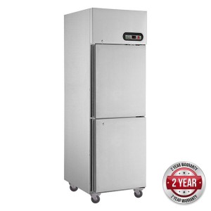 SUC600 TROPICAL Thermaster 2×½ door SS Fridge