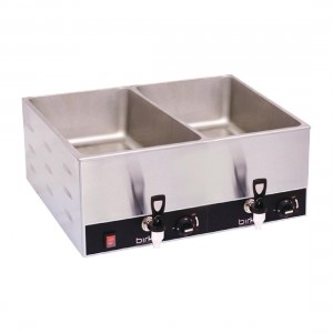 Birko 1110100 Bain Marie Double Tap No Pans