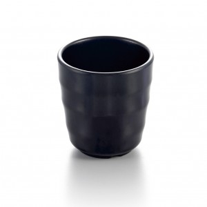 Melamine Matte Extra Think Tea Cup Black - 8.3 x 7.5cm