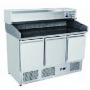 ATOSA ESL3852 Three Doors Pizza Table without Top VRX 1365mm 