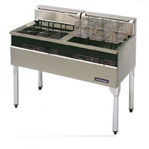 Blue Seal E604 1200mm Twin pan electric fish fryer