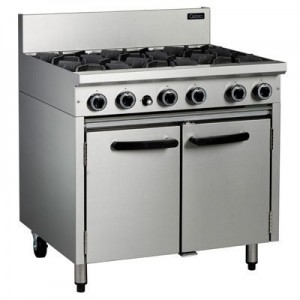 Cobra CR9D/C/B/A 6 Burner Gas Static Oven Range 900mm