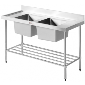 Simply Stainless SS06.1500 Double Sink Bench