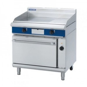 Blue Seal EP56 900mm Electric griddle convection oven range