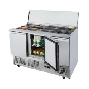 Atosa Three Doors Sliding Lid Saladette 1365mm