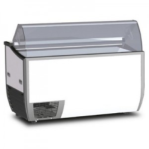 Bromic Fenice 7 Angle Top Flat Glass Gelato Display