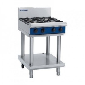 Blue Seal G514D/C/B-LS - 600mm Gas cooktop - 4 Burner Leg Stand