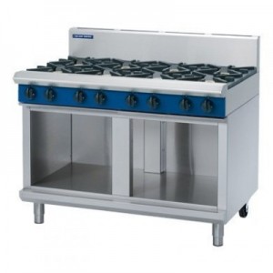 Blue Seal G518D/B/C/A-CB - 8 Burner Cooktop On Cabinet Base