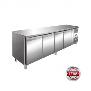 GN4100TN TROPICALISED 4 Door Gastronorm Bench Fridge