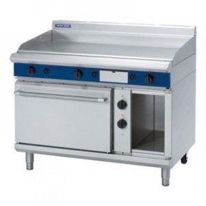 Blue Seal GPE508 1200mm Gas griddle electric static oven range