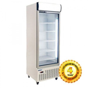 HUXFORD  Single Glass Door Upright Fridge Merchandiser