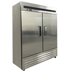 LD1000SC4B 2 Door Stainless Steel Upright With Bottom Units