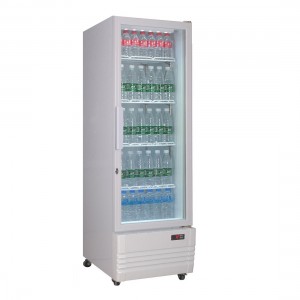 Single glass door colourbond upright drink fridge - LG-220GE