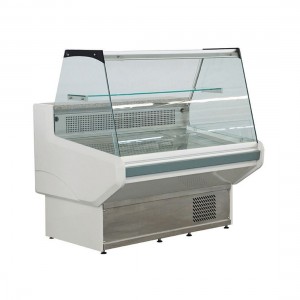 NSS1800S Deli Display Marble Work Top Straight Glass Front 1880X975X1280mm