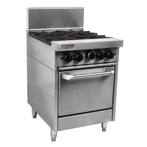 Trueheat RCR6-4-LP - LP Four Burner Gas Oven Range
