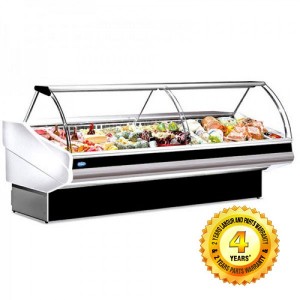 Salina 1500mm Wide Horizontal Serve-over Deli Displaly