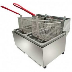 Woodson W.FRT80 Double Pan Fryer - 8 Litres